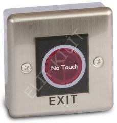 BT-8 Sıva Üstü Temassız Buton - No Touch - Paslanmaz Kasa