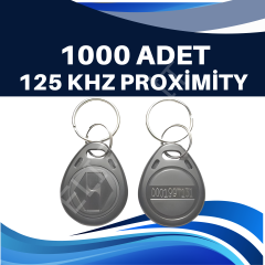 Proximity Anahtarlık 125 Khz ( Çip - GösterGeç ) - 1000 ADET