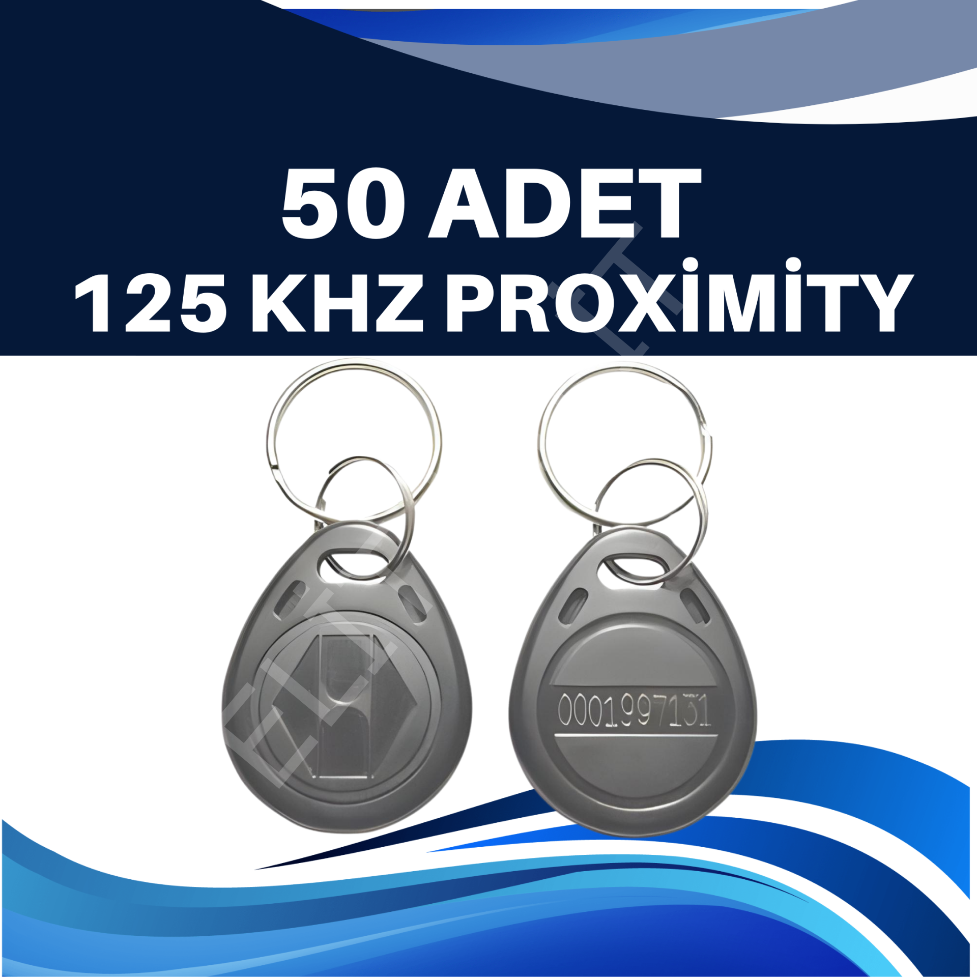 Rfid Anahtarlık ( Proximity Çip ) 50 ADET