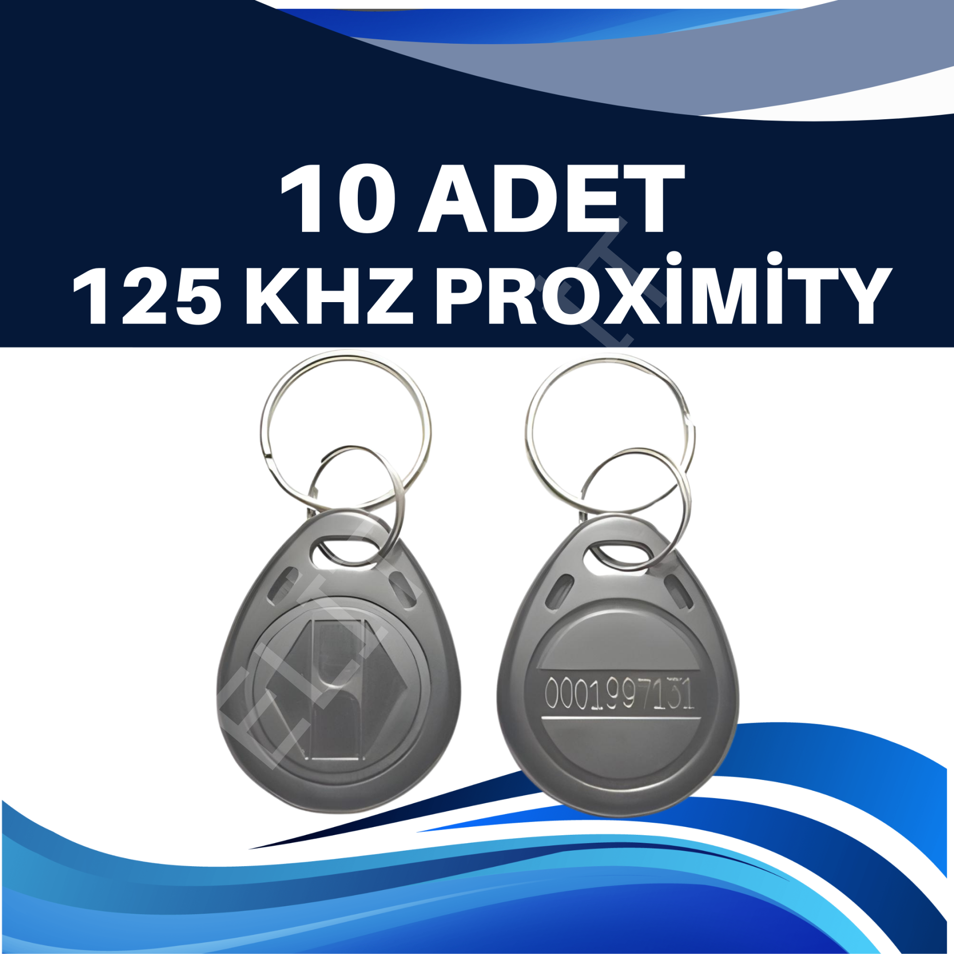 Rfid Proximity Anahtarlık - Kapı Çipi - 10 ADET