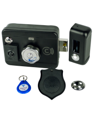 Akıllı Apartman Kilidi - Sensörlü - Siyah