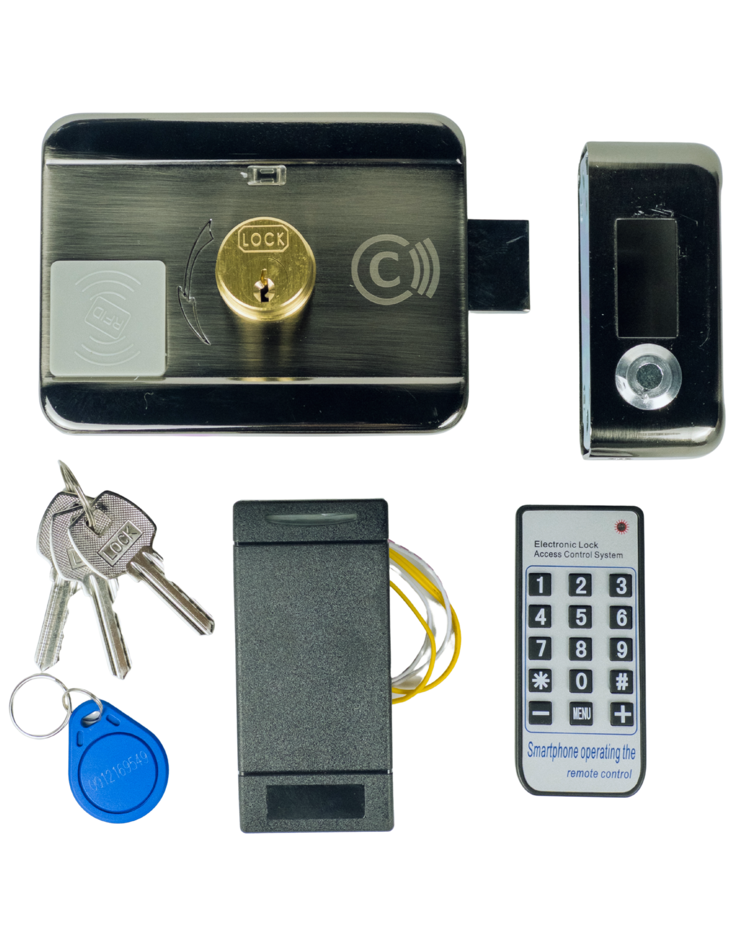 Akıllı Kilit - Sessiz Otomatik Bahçe Kilidi ve Kartlı Geçiş Seti